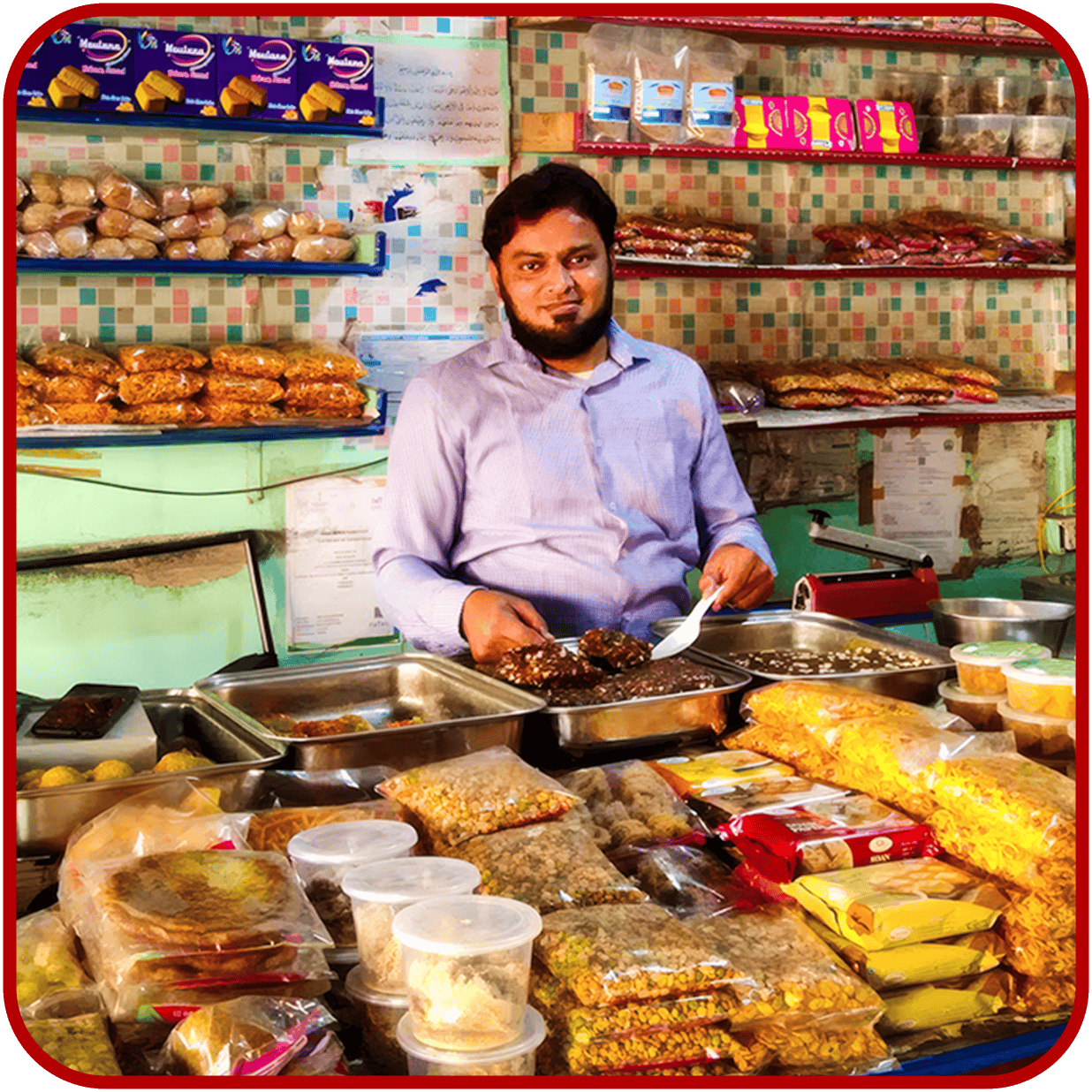 Handmade sweets crafted using heritage recipes at Raviath Sweet Palace